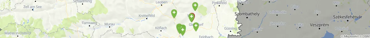 Map view for Pharmacies emergency services nearby Mortantsch (Weiz, Steiermark)